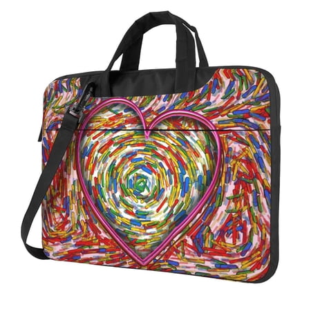 Digital Valentine Laptop Bag, 14 inch Laptop or Tablet, Business Casual Laptop Bag