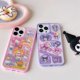 thumbnail image 3 of Sanrio Hello Kitty Kuromi funda de teléfono de dibujos animados para iPhone 16 15 14 13 12 11 ProMax XR XS 8 Plus Y2K bonita funda trasera suave chica rosa, 3 of 4