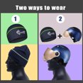 thumbnail image 3 of Evridwear Reflective Lightweight Running Beanie, Cycling Hat, Skull Cap Helmet Liner (1 Piece Lime), 3 of 9