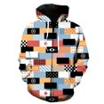 thumbnail image 1 of Sudadera con capucha y estampado 3D de grafiti geométrico para hombre y mujer, sudadera con cremallera, abrigos para niños y niñas, tops de otoño e invierno., 1 of 6