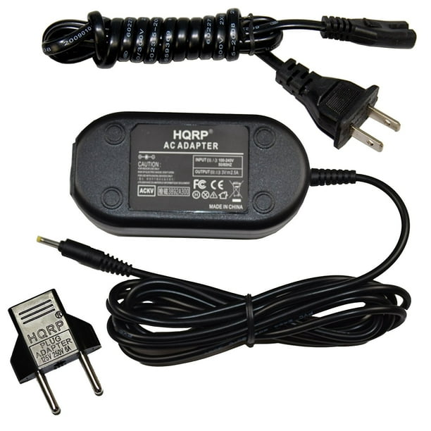 HQRP AC Power Adapter Cord for Kodak EasyShare C875, CD40, CD43, CD703  Digital Camera + Euro Plug Adapter