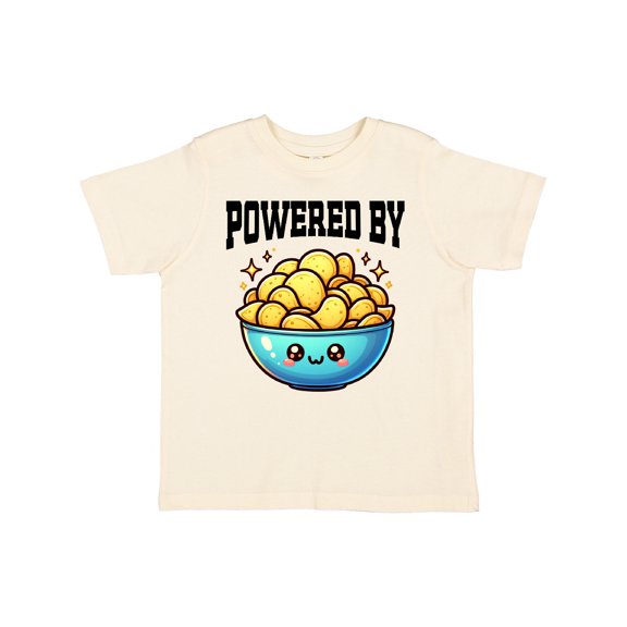 Inktastic Powered by Potato Chips Boys or Girls Toddler T-Shirt