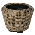 thumbnail image 6 of Kouboo Rattan Kobo Indoor & Outdoor Jar Planter Basket with Plastic Pot, Baskets for Indoor Plants Storage Laundry, 6 of 23