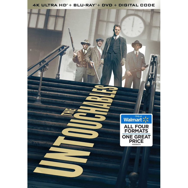Untouchables (4K Ultra HD + Blu-Ray + DVD + Digital Copy) (Walmart