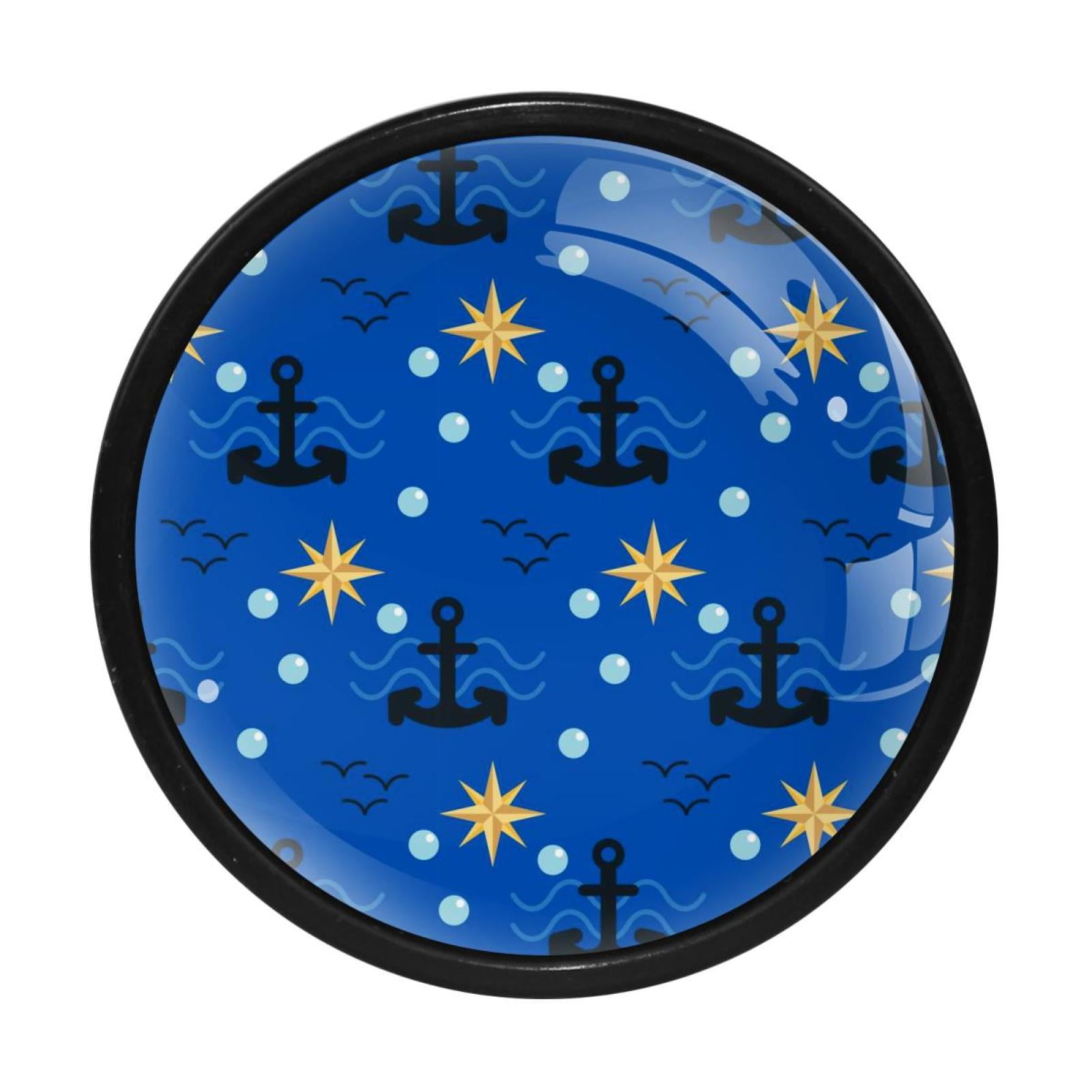 Ownta 4PCS Kitchen Knob Round Decor Knobs Closet Drawers