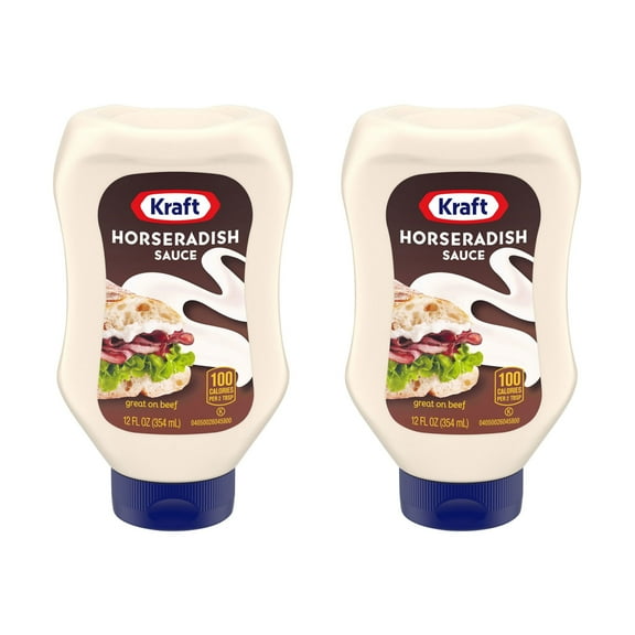 Kraft Horseradish Sauce 12 oz Bottle (Pack of 2)