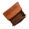thumbnail image 3 of Wrangler Purses for Women Floral Tooled Crossbody Bag Flap Purse with Chain Strap, Brown, 3 of 7