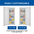 thumbnail image 2 of Koolatron Compact Upright Freezer, White, 5.3 Cu Ft, Space-Saving Design for Home Use, 2 of 9