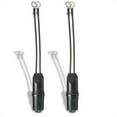 2 Pieces 75300 Ohm VHF TV Antenna Adapter Apartment Matching Coaxial Cable Converter Television