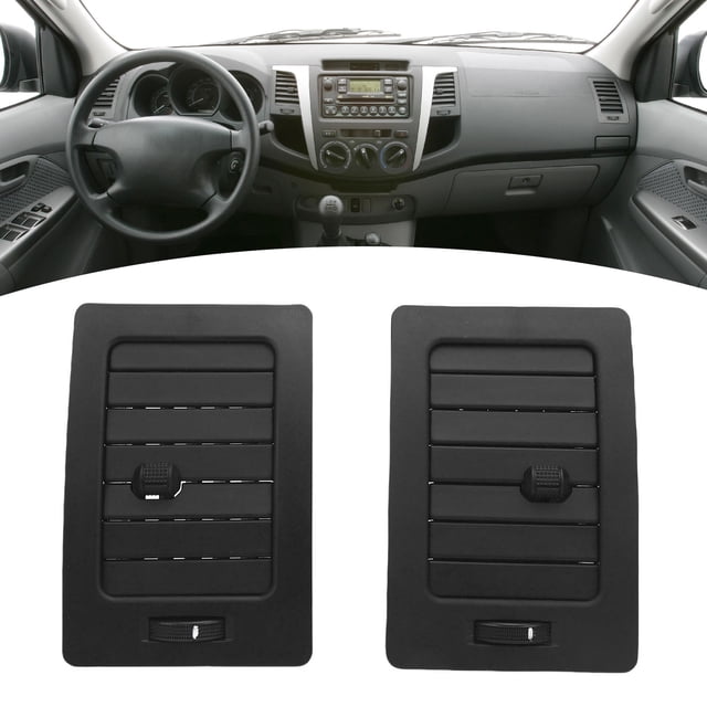 Driver Passenger Side Dashboard AC Air Vent, Front Side Air Conditioning Outlet Precise Fit Anti Deformation ABS Scratch Proof 55686-0K010 for Vehicle