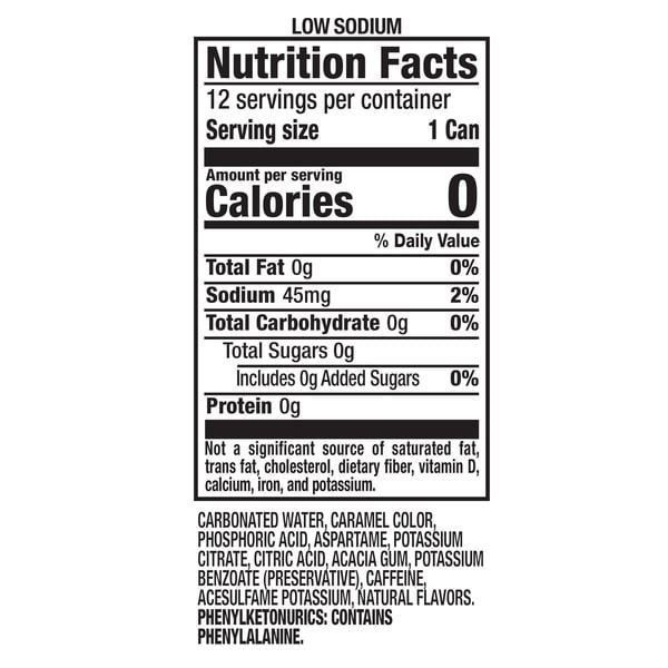 RC Cola Zero Sugar Cola Soda, 12 fl oz Cans, 12 Count