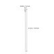 thumbnail image 2 of BESTYASH 20Ud Alfileres De Seguridad Plateados Para DIY Con Y Seguro Para, 2 of 8