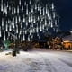 thumbnail image 1 of Luces navideñas Weepong lluvia de meteoritos 8 tubos 192 LED color blanco, 1 of 9