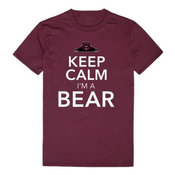 W Republic 523-726-MAR-03 Shaw University Bears Keep Calm T-Shirt, Maroon - Large