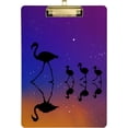 thumbnail image 1 of FMSHPON Flamingo Family Clipboard Hardboard Wood Nursing Clip Board and Pull for Standard A4 Letter 13x9 inches, 1 of 7