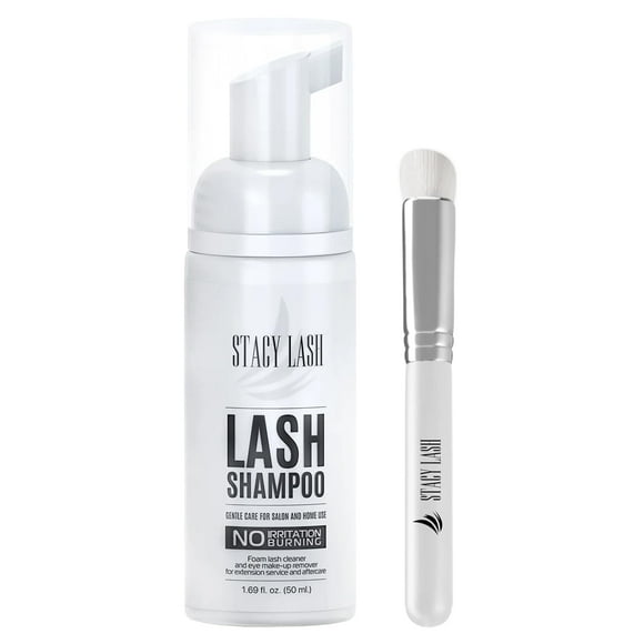 Champú para extensiones de pestañas STACY LASH 50 ml con brocha