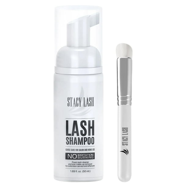 Champú para extensiones de pestañas STACY LASH 50 ml con brocha