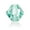 Caribbean Sea, variant on 40-Piece (4mm) Rose AB | Preciosa Czech Crystal Glass Rondelle Bicone Beads