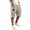 Khaki, variant on XDZJLR Big And Tall Men Cargo Shorts Summer Casual Solid Waffle Knit Shorts Lightweight Breathable Shorts With Pockets And Drawstring Hiking Shorts Black S