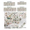 thumbnail image 2 of Vintage Mushroom and Wildflower Window Valances for Kitchen,Rod Pocket Valance Privacy Small Curtain,Floral Plant on White Window Treatment Drapes for Bedroom Laundry Room Farmhouse Home Decor, 2 of 8