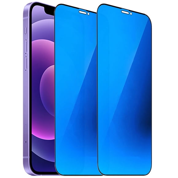 Protectores de Pantalla Anti-Luz Azul BWEDXEZ para iPhone 12/12 Pro de 6.1"