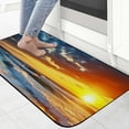thumbnail image 4 of ONETECH Sunset Wave Surfboard Square Floor Mat Indoor Outdoor Burlap Felt 19.68*47.24 in, 4 of 6