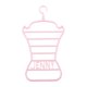 thumbnail image 1 of Percha Tendedero de Ropa Zulema 1/6 Accesorios Muñecas Clothes Rack, 1 of 6