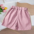 thumbnail image 4 of ZACPNCV Girls' Eyelet Trim Shorts with Pockets Soft Lace for Everyday Summer Shorts Pink 7-8 Years, 4 of 9