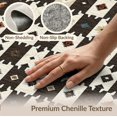 thumbnail image 6 of ODIKA Checkered Southwestern With Diamond Motifs And Geometric Border Foldable Easy Care for Queen Size Bedroom, Under Bed, Master, 6 of 7