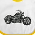 thumbnail image 4 of Inktastic Distressed Motorcycle Boys or Girls Baby Bib, 4 of 4