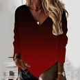 thumbnail image 2 of Gibobby Casual Sudadera para Mujer Sudadera suéter de otoño(Vino,XL), 2 of 5