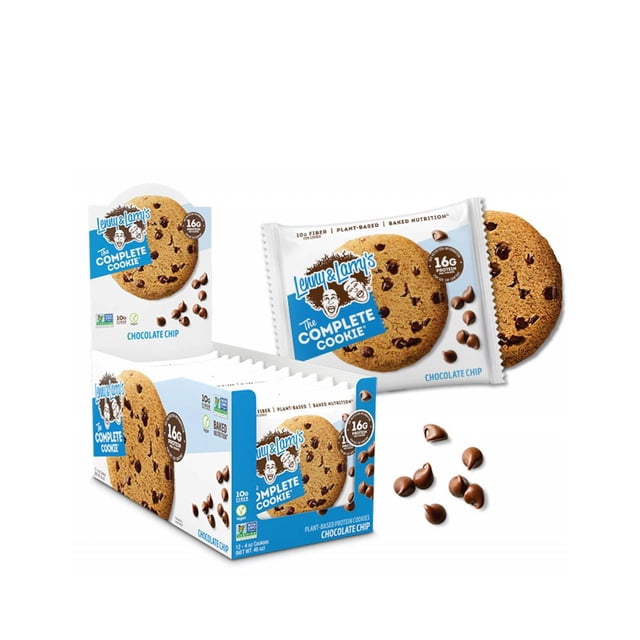 Barras de proteína Lenny & Larrys The Complete Cookie 12 Galletas