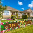 thumbnail image 2 of TIKI Party Decorations, Hawaiian Luau Tiki Party Yard Banner Outdoor, Summer Tropical Tiki Luau Theme Party Supplies, TIKI Hanging Yard Sign Banner for Adults Kids TIKI Banner Party Decor, 2 of 7