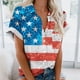 thumbnail image 5 of Lata de Agua para Plantas, Flores Casuales de Moda Y Plantas Impresas Camiseta de Manga Corta Top Hecha de Poliéster Ligero para Mujeres, Pantalones Cortos de Mujer, 5 of 5