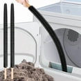 thumbnail image 6 of 2 Pcs Lint Remover Brush Dryer Vent Cleaner Kit Dryer Lint Brush Vent Trap Cleaner Long Flexible Refrigerator Coil Brush, 6 of 8
