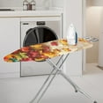 thumbnail image 2 of HELLHERO Leaves Easy Installation 15x54 Ironing Board Cover, Minimalist Style Elastic Edge for Smooth Iron, Ironing Board Cover with Standard Size, 2 of 5