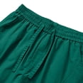 thumbnail image 3 of Hurxie Men's Lightweight Cargo Shorts with Drawstring,Comfy Casual Outdoor Shorts for Hiking Gym Workout Green,L, 3 of 3