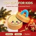 thumbnail image 4 of Giant Dumpling Pillow Cute Plush Stuffed Steamed Bun Pillow for Adults Yellow, 4 of 9
