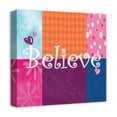 thumbnail image 2 of Creative Products Patterned Believe 16x16 Canvas Wall Art, 2 of 5