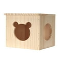 thumbnail image 2 of Casa para hámster Perfecl decoración de madera maciza Estilo B, 2 of 8