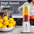 thumbnail image 5 of Spencer Personal Portable Blender for Shakes Smoothies, USB Rechargeable Mini Juicer Mixer with 10 Blades, 6oz & 15oz Cups, Suitable for Travel Sports Outgoing Kitchen, 5 of 10