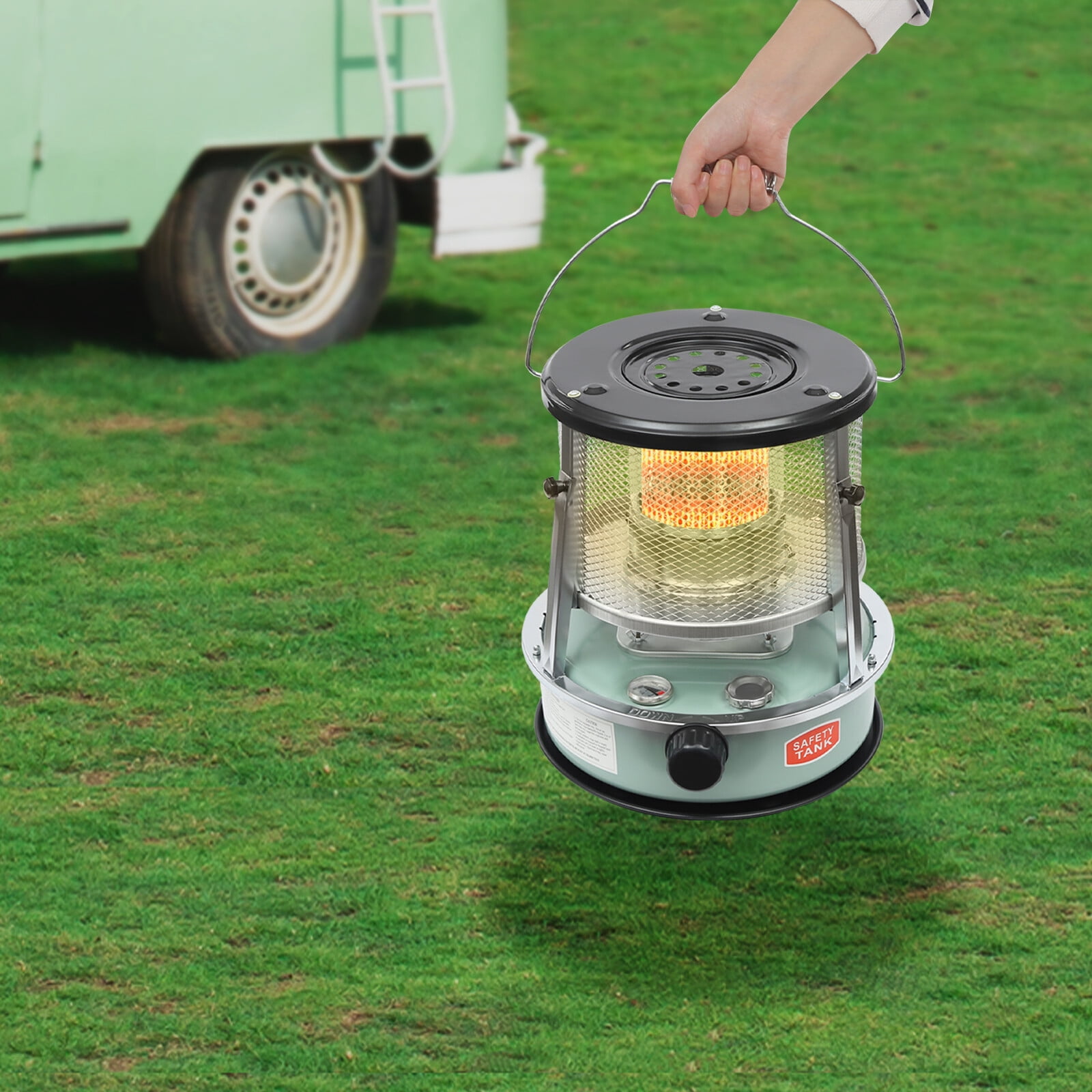 4.6L/1.22 Gallon Outdoor Camping Kerosene Heater Portable Kerosene Stove 9000BTU