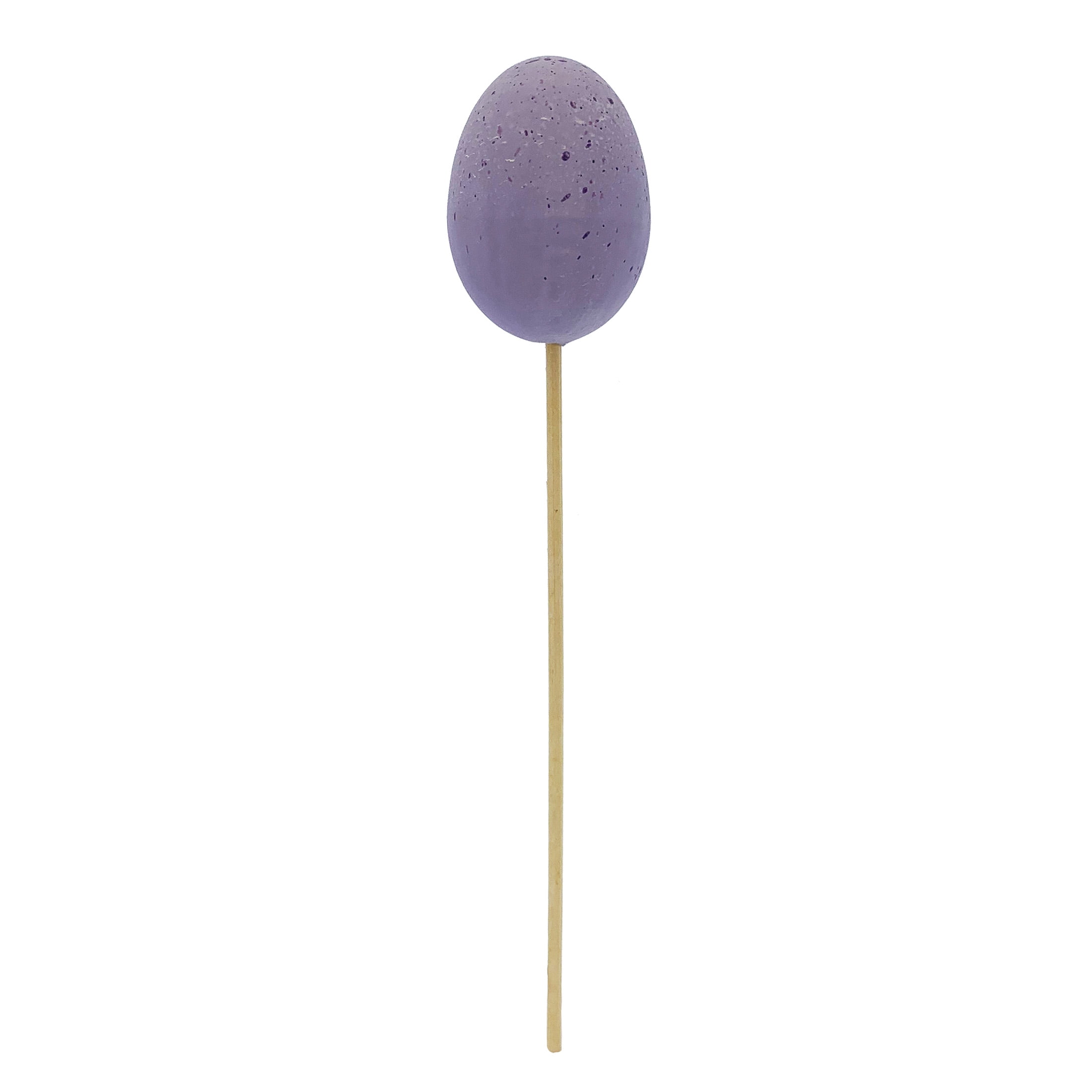 Way to Celebrate Easter Pastel Glittered Foam Egg Pick 10" Decoration Assortment