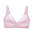 thumbnail image 1 of Kabnic Wireless Plus Size Bras, Full Coverage Bras, Thin Without Steel Rims Pregnancy Front Button Nursing Bra Fresh Floral Pattern Plus Size Plus Size Postpartum Nursing Bra, 1 of 3