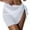 White, variant on Women Sheer Wrap Knot Cover Up Skirt - Bikini Beach Wrap, Sexy Casual Swimwear - S-XXL, Solid, Summer Pool Party