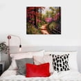 thumbnail image 4 of JRXY Bougainvillea Trail Canvas Wall Art 20x16in, 4 of 4