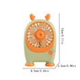 thumbnail image 3 of Portable USB Desk Fan With Flexible Gooseneck And Quiet For Home Computer, 3 of 5