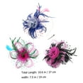 thumbnail image 2 of FRCOLOR Fascinator Headband for Women Tea Party Hats in Mesh Fabric Multi Color Fits All Hair, 2 of 8