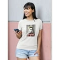 thumbnail image 2 of Cool Picture Graphic Women White T-Shirt, Female Medium, 2 of 4
