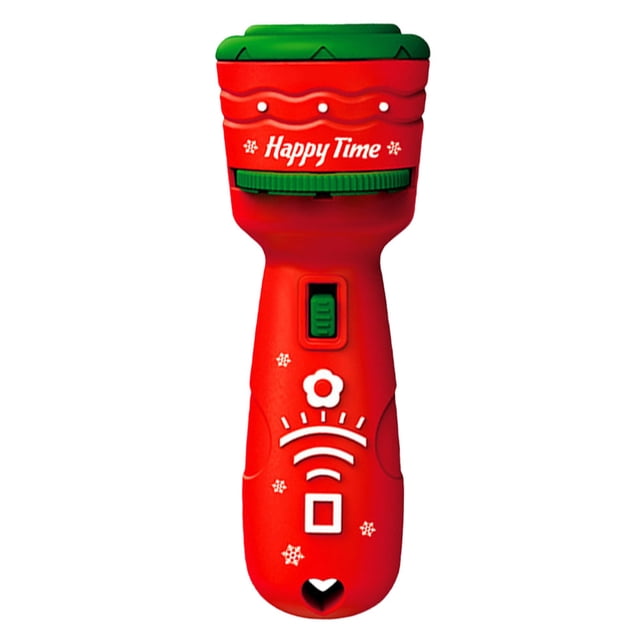 Diversión Navideña Proyector Dibujos Animados Linterna Regalos Navidad para (A) Rojo